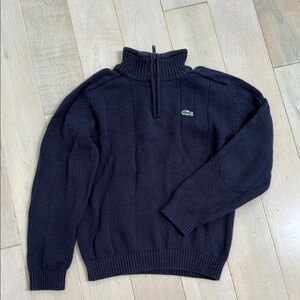 Lacoste boys navy blue sweater
